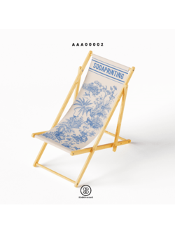 เก้าอี้ชายหาด FOREST สีขาว-ฟ้า AAA00002 #FOREST #เก้าอี้ชายหาด #SunLounge #SOdAhome #SOdAPrintinG