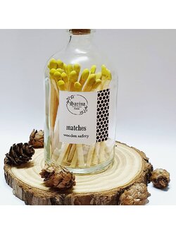 ไม้ขีดก้านยาว - สีเหลือง (บรรจุ 25 อัน)