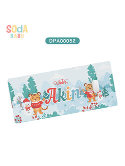 แผ่นรองเมาส์ Mouse Pad ลาย Winter #ใส่ชื่อได้ รหัส DPA00052 ⛄️❄️#Winter #SOdAbaby