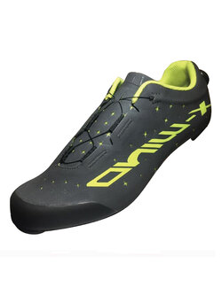 รองเท้า X-WIND K-PRO EXPERT K-pro Road shoes หน้ากว้าง มีสีเขียวนีออนและดำ Radium, Size 41, 42, 43, 44