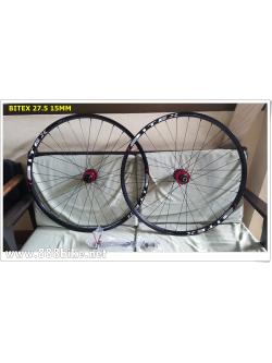 ชุดล้อเสือภูเขา Bitex 27.5" 9mm/15mm/12/142mm. โม่ SHIMANO/SRAM 2018
