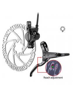 ดิสเบรคน้ำมัน Tektro HD-M285 Hydraulic Disc Brake (หน้า หรือ หลัง) มือเบรค+คาลิปเปอร์+ใบดิสเบรค+สาย