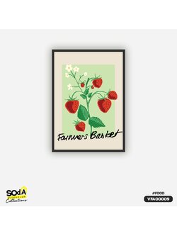 ภาพตกแต่งบ้านสำเร็จรูป Strawberry Flower VFA00009 #SOdAcollection #ภาพตกแต่งบ้านสไตล์อาหาร #อาหาร #FOOD