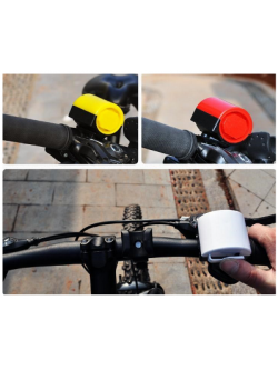 แตรจักรยาน LEI HAO 90 เดซิเบลมีสีแดง,น้ำเงิน