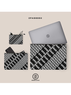 เซ็ทกระเป๋า 3 ใบ ZPA00002 เคสคอม Macbook กระเป๋าอเนกประสงค์ #กระเป๋า #กระเป๋าสตางค์ #SOdAbag #SOdAPrintinG