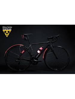 บังโคลนจักรยานพร้อมไฟ LED, TOPEAK DEFENDER™ iGLOW X