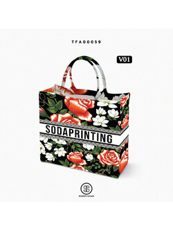 กระเป๋า Book Tote Bag Rosé Collection รหัส TFA00059 #ใส่ชื่อได้ #SOdAbag #SOdAPrintinG