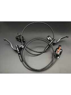 ชุดดิสเบรกหน้า -หลัง ALTUS, BL/BRMT200, RESIN, สีดำ, 1000MM,1700MM มีกล่อง