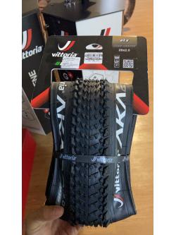 ยางนอกขอบพับ ยางเสือภูเขา VITTORIA AKA ,29x2.0 TNT สีดำมีกล่อง,VTBE100410