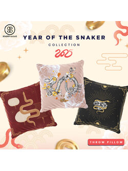 หมอนอิง Throw Pillow Year of the SNAKER Collection 🐍 รหัส TPA00092-TPA00094 #หมอนอิง #SOdAPrintinG