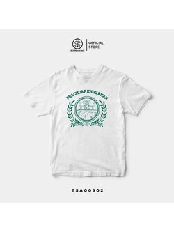 เสื้อยืด พิมพ์ลาย ตราสัญลักษณ์จังหวัดประจวบคีรีขันธ์ Prachuap Khiri Khan รหัส TSA00502 #SOdAtee #SOdAPrintinG