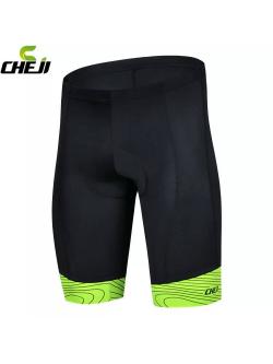 กางเกงปั่นจักรยาน CHEJI Cycling shorts ขาสั้น, เป้าเจล COOLMAX (เกาหลี),CJ-CT-2185-2 สวมใส่สบาย ทนทาน