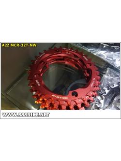 เฉพาะใบจาน A2Z 32T 1X NARROW / WIDE CHAINRING,11speed, 157J200, 104 BCD