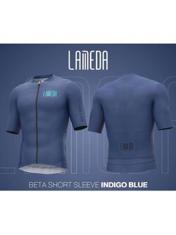 เสื้อปั่นจักรยานผู้ชาย LAMEDA รุ่น BETA INDIGO BLUE สีน้ำเงินอินดิโก้ | แขนสั้น/แขนยาว