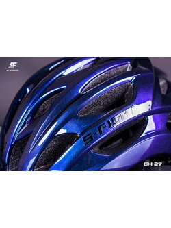 หมวกจักรยาน S-FIGHT รุ่น GH-27 HELMET Free Size: 55-61 Cm สี: สีพิเศษ Holographic Siver เปลี่ยนสีได้ เมื่อเกิ้ดการหักเหของแสง