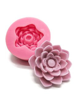 พิมพ์ซิลิโคน ดอกบัวใหญ่