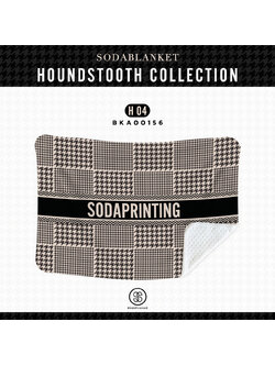 ผ้าห่ม ใส่ชื่อได้ HOUNDSTOOTH COLLECTION รหัส BKA00156 #ใส่ชื่อได้ #SOdAblanket