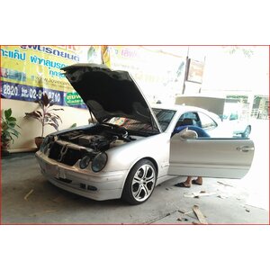 พรมปูพื้นรถเข้ารูป Benz CLK208 2ประตู