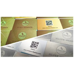 Card Pvc เคลือบพื้นประกาย