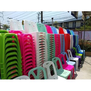 เก้าอี้ พลาสติก พนักพิง เก้าอี้ซุปเปอร์แวร์ Srithai Superware เก้าอี้พลาสติก Ch50 Ch45 Ch59 Ch58 เก้าอี้พลาสติกซุปเปอร์แวร์พร้อมสกรีนโลโก้ข้อความ