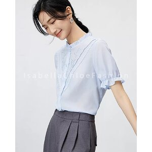 เสื้อแขนสั้นผู้หญิง-เสื้อทำงานแขนสั้นผู้หญิง-เสื้อผู้หญิง-เสื้อทำงาน-เสื้อทำงานผู้หญิงแขนสั้น