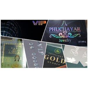 Card Pvc Matt Spot Foil