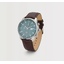 นาฬิกาอาร์เซนอล Brown Leather Card Holder and Watch ของแท้