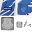 เนคไทเอฟเวอร์ตั้น ที่ระลึกEverton Stripe Tie and Cufflink Boxset ของแท้ 100%