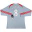 เสื้อลิเวอร์พูล 2008-09 Liverpool Away L/S Shirt Gerrard 8 ของแท้ ใหม่ป้ายห้อย Size XL