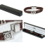 สร้อยข้อมือเชลซีของแท้ Chelsea Crest Leather Plaited Bracelet - Stainless Steel