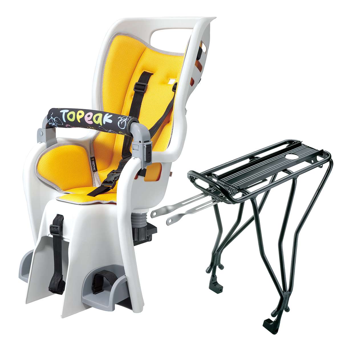 เก้าอี้เด็ก TOPEAK BABYSEAT™ II & ตะแกรงท้าย BABYSEAT™ II RACK (DISC) : TCS2210 (เก้าอี้+ตะแกรงท้าย)