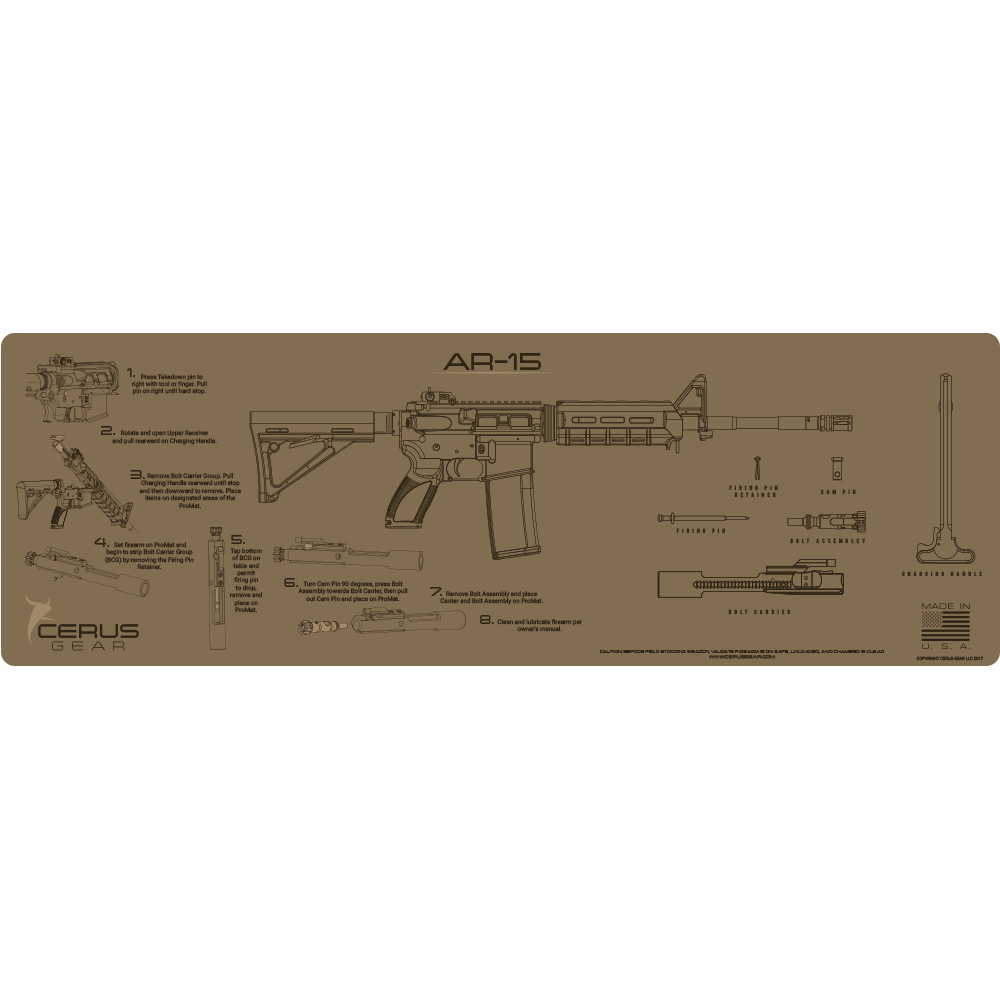 AR-15 INSTRUCTIONAL RIFLE COYOTE PROMAT