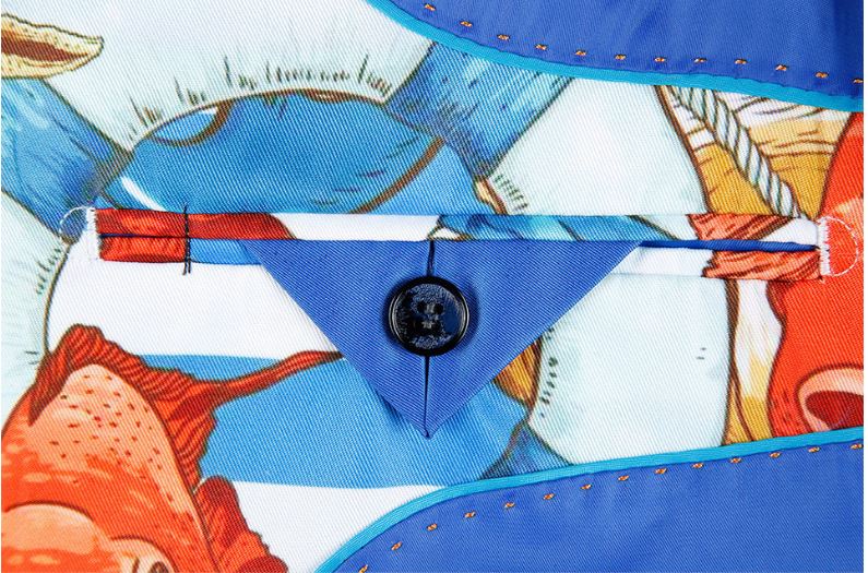 Pre-order เสื้อสูทชายแฟชั่น ลายกราฟฟิก สีสดใส ** เฉพาะเสื้อ**