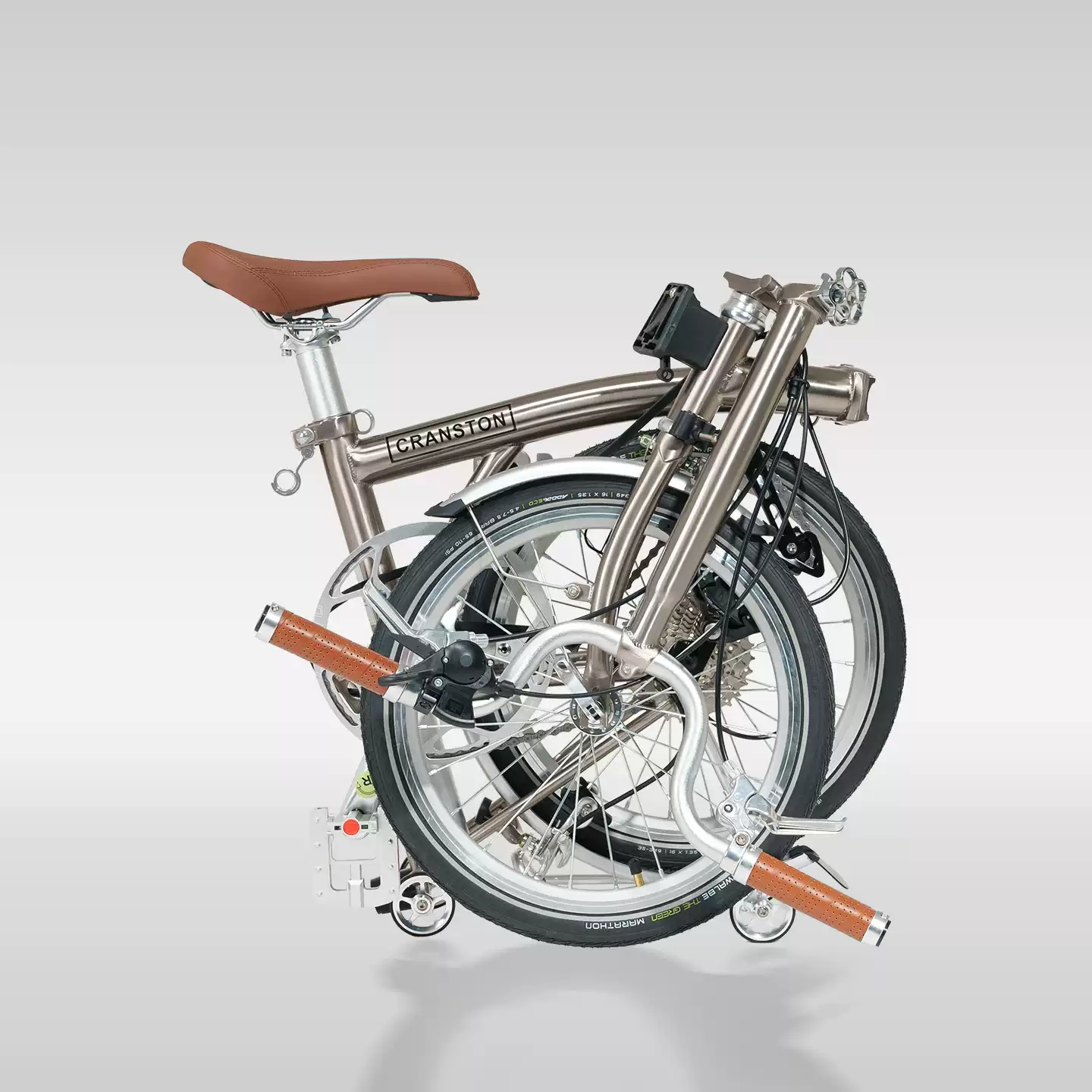 จักรยานพับ Cranston R9 16 นิ้ว 9 สปีด น้ำหนักเบา 12.5kg พับ 3 ทบ ดีไซน์เรโทร 16 สี — ปั่นในเมือง ปั่นไปทำงาน สะดวกพกพา