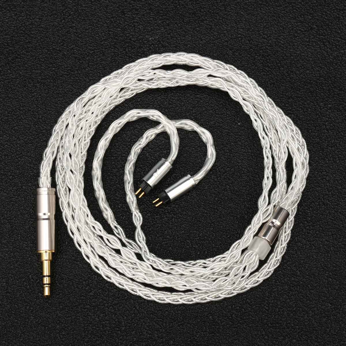 ขาย BGVP 6N Silver สายอัพเกรดหูฟัง ทองแดงชุบเงิน ถัก 8 ระดับ 6N