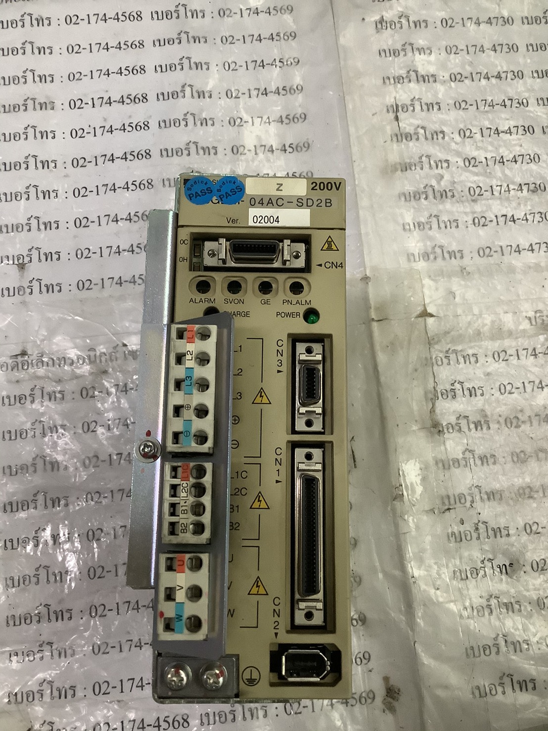 SGDM-04AC-SD2B SERVO DRIVE “ YASKAWA ”