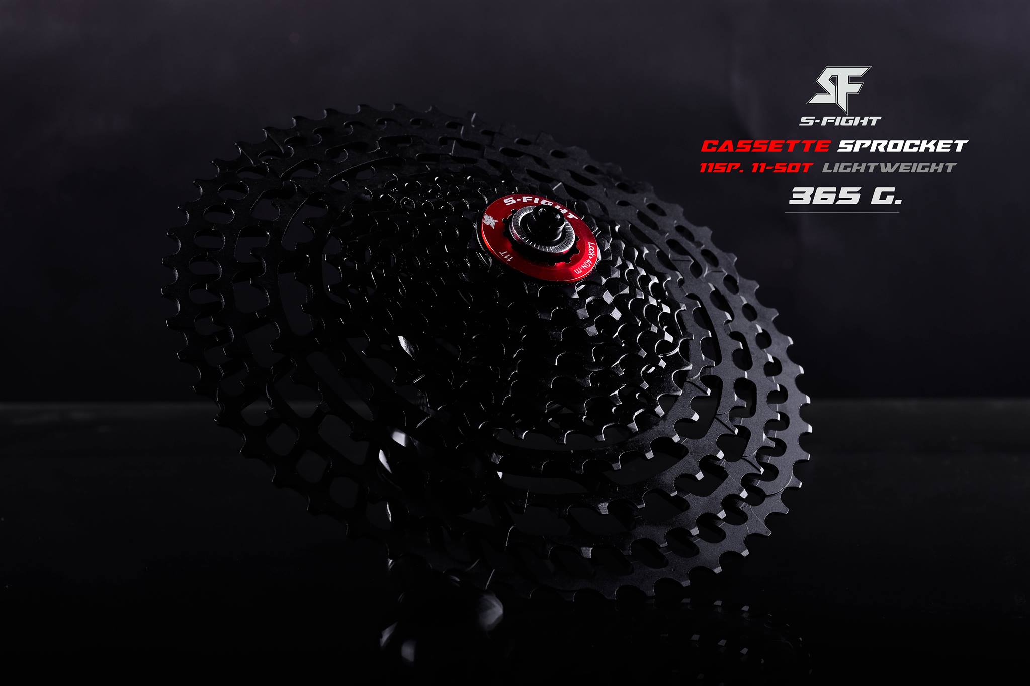 เฟืองท้าย S-FIGHT G11-50-B SPROCKET CASSETTE, 11-50T, 365กรัม