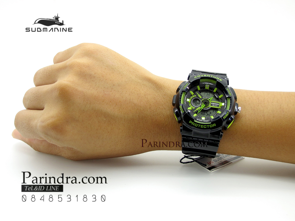 นาฬิกา US submarine Adventure Protector รุ่น TP3163L สีดำ-เขียว