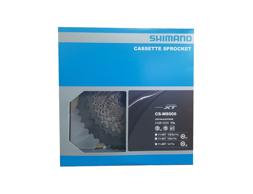 เฟือง XT 1x11 สปีด 11-46T (มีกล่อง) ,CS-M8000-11-46T, ICSM8000146