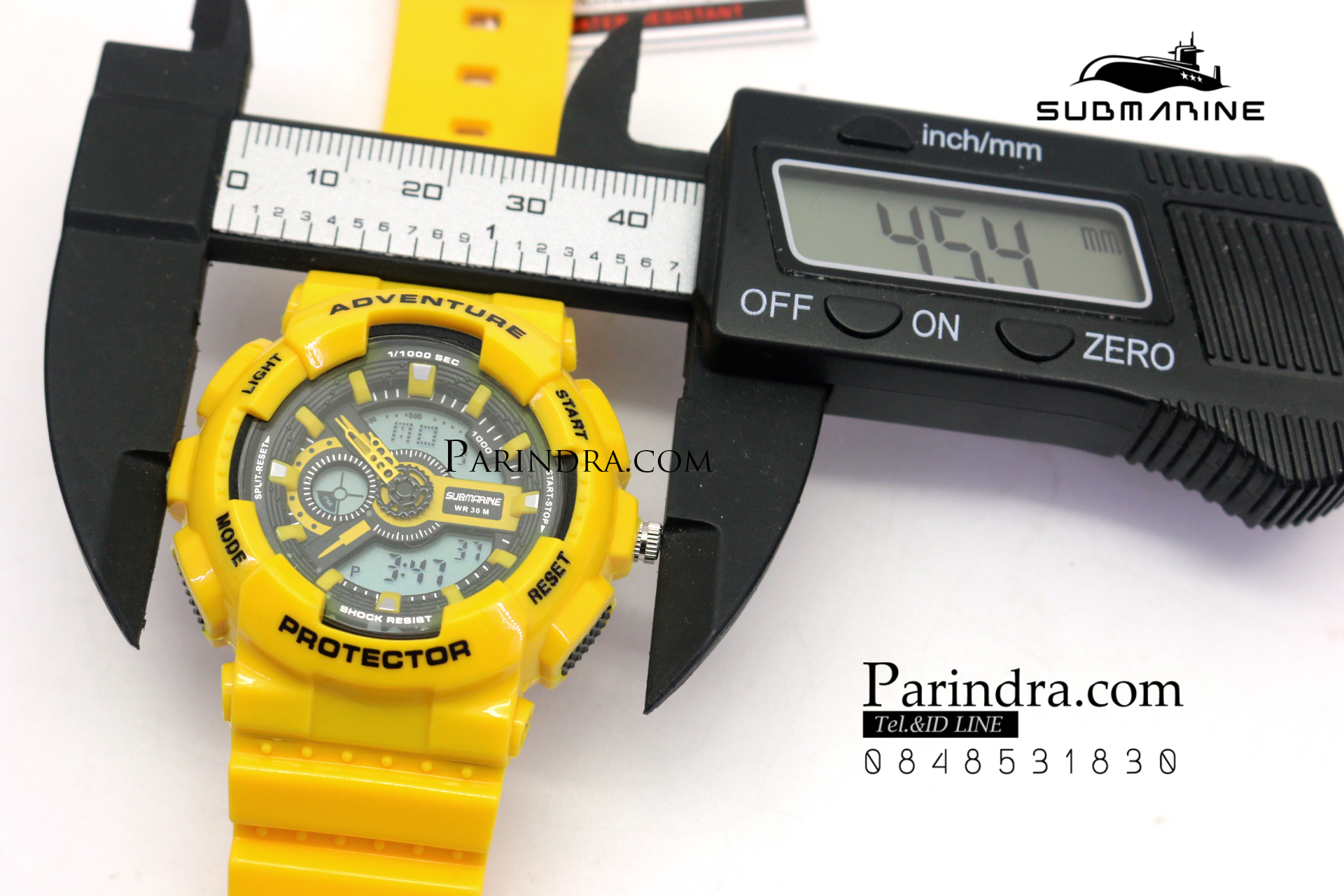 นาฬิกา US submarine Adventure Protector รุ่น TP3163L สีเหลืองจอเทา