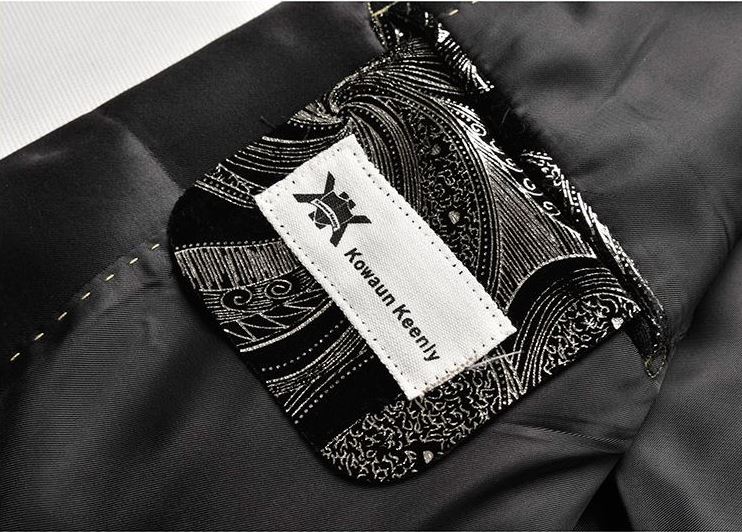 Pre-order ชุดสูทชาย ทักซิโด้ กระดุม2แถว แนวพิมพ์ลาย เนื้อผ้าดี