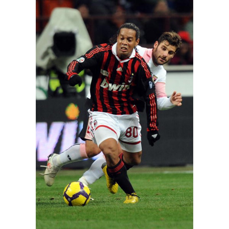 อาร์มสัญลักษณ์ ฟุตบอล สโมสรเอซี มิลาน - '1899-2009 MILAN 110 e lode*' ที่ระลึกการครบรอบ 110 ปี สโมสร PLAYER SIZE ใหม่ / AC MILAN Football Club PLAYER SIZE Commemorative Football Patch/Badge - '1899-2009 MILAN 110 e lode*' 110th CLUB AN