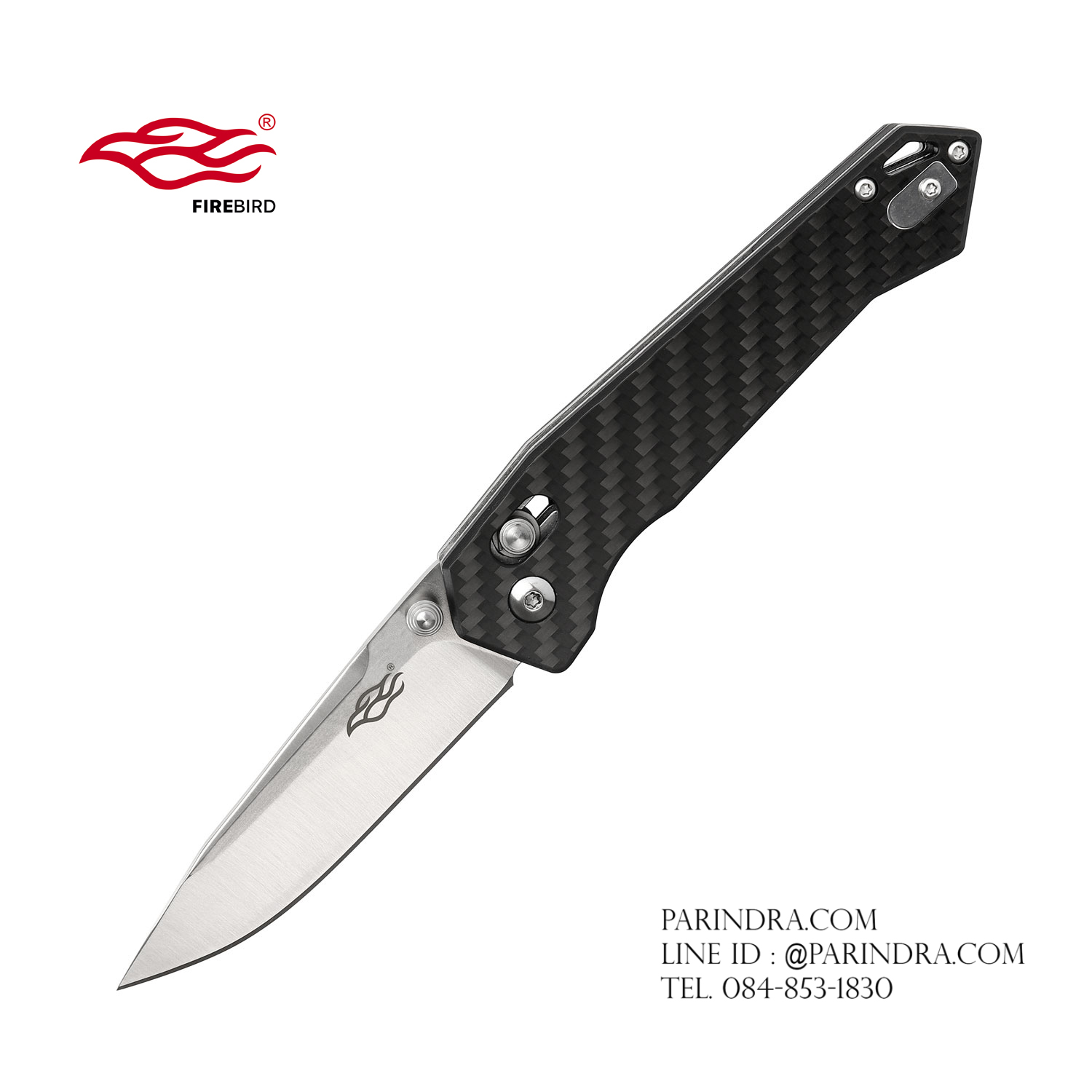 มีดพับ Ganzo Firebird รุ่น FB7651-CF ด้าม Carbon Fiber ของแท้ 100%