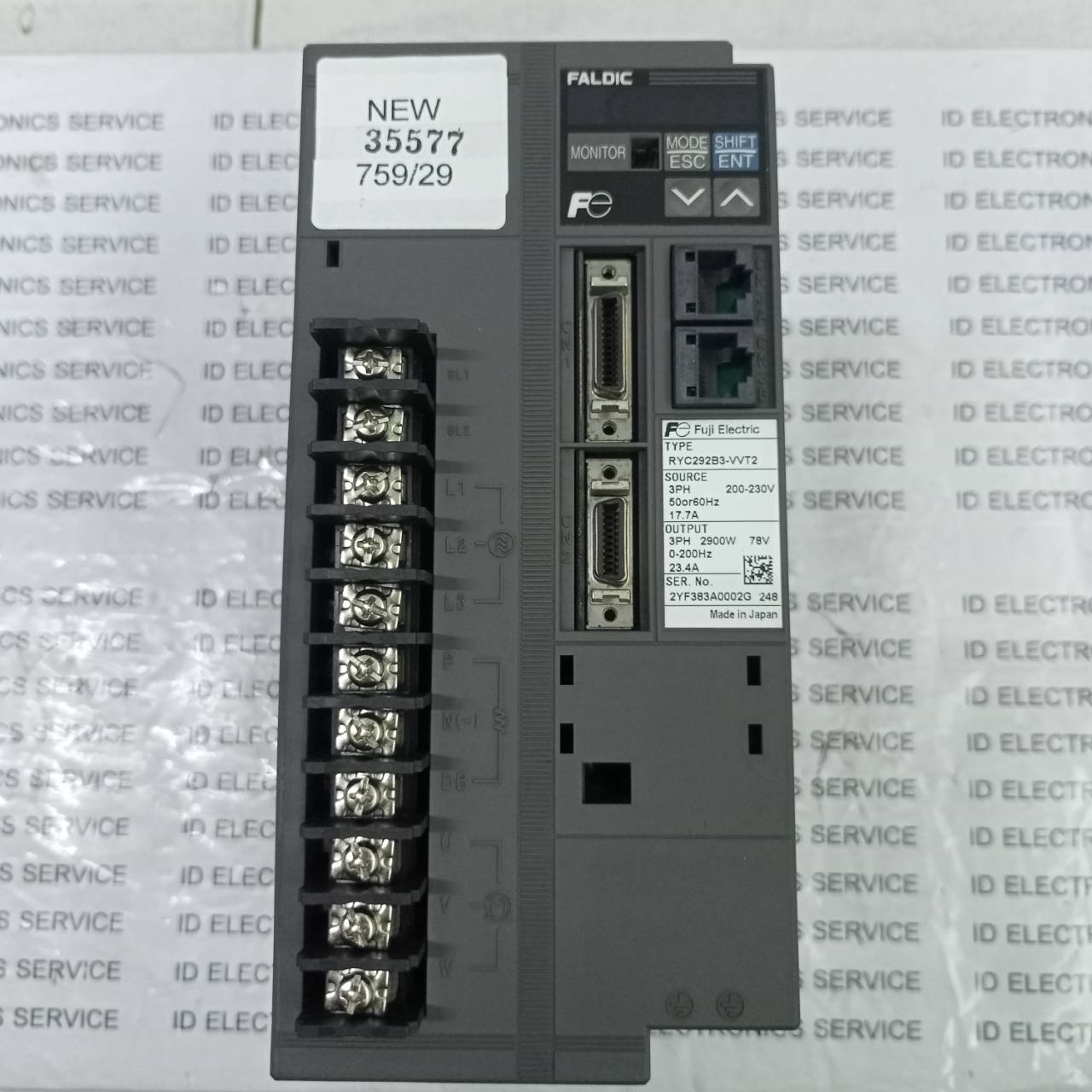 RYC292B3-VVT2 SERVO DRIVE " FUJI "