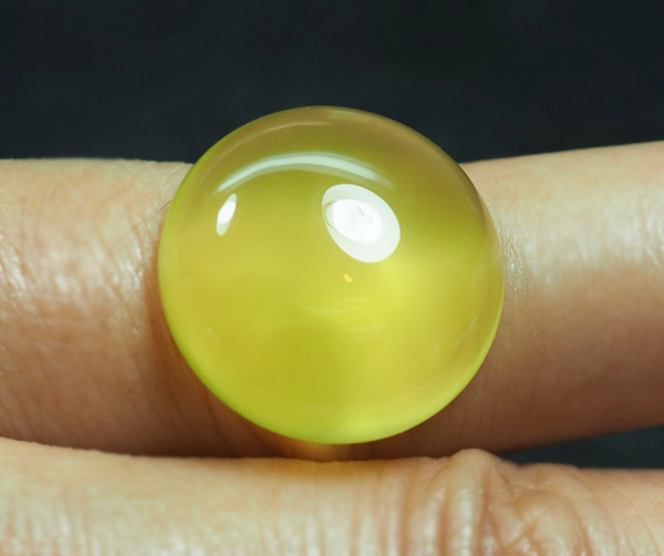 คาลซิโดนีสีเหลือง(Yellow Chalcedony) 13.38 กะรัต