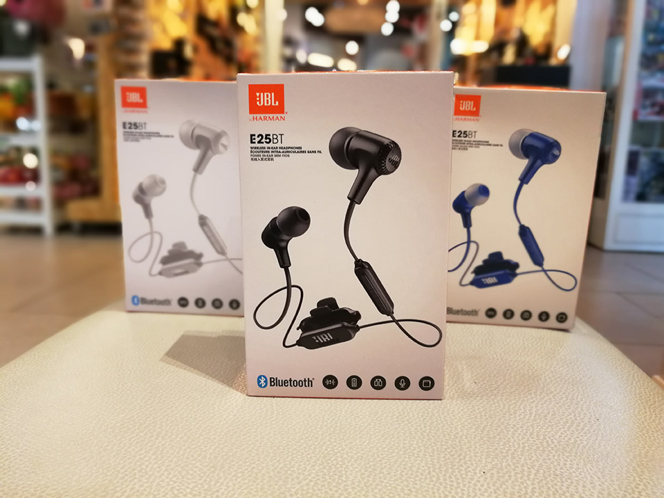 หูฟัง Jbl E25Bt Bluetooth อินเอียร์บลูทูธ ไร้สาย เสียงดีแบรนดัง เท่ห์ได้แบบราคาไม่แพง