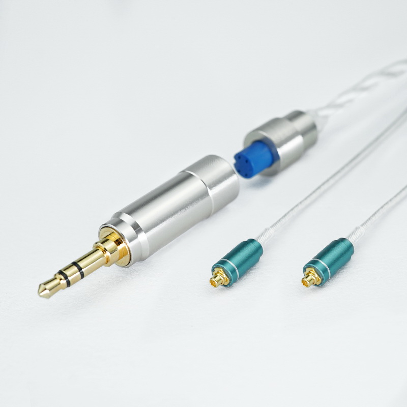 ขาย BGVP F3 สายหูฟัง 6N OCC ชุบเงินถัก ถอดเปลี่ยนหัวแจ๊คได้