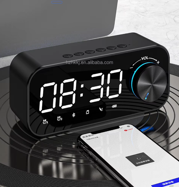 นาฬิกาปลุกดิจิตอล Wireless Charger รุ่น WM-S16