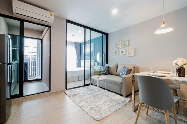 ให้เช่าคอนโด รีช พหลโยธิน 52 ตึกD 30 ตร.ม.ห้องสวย เฟอร์ครบ มีเครื่องซักผ้า ใกล้ BTS สะพานใหม่