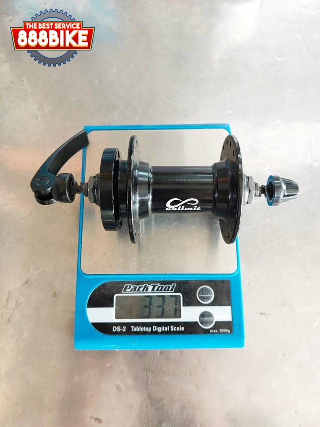 ดุมดิสเสือภูเขา UNLIMIT Sealed bearing หน้า/หลัง โม่อลูฯ สีดำ 32H (ราคาต่อ 1ดุม)